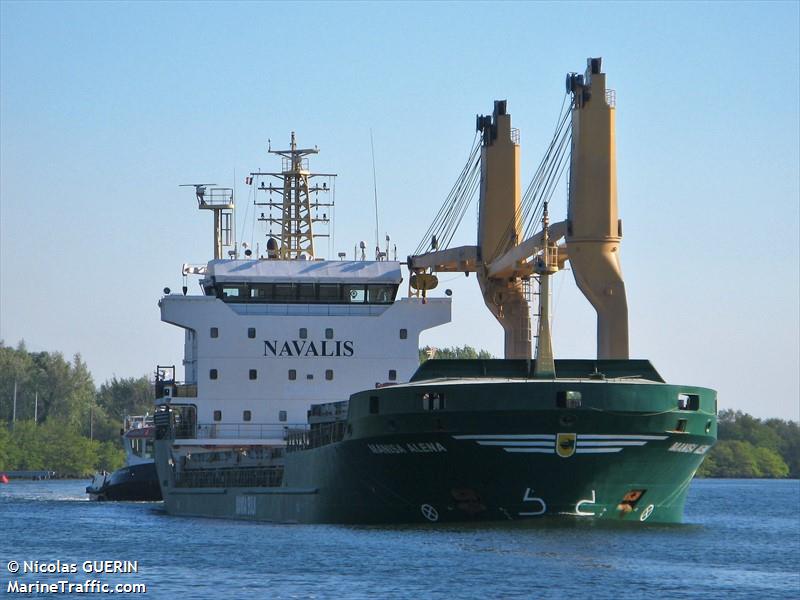 manisa alena (General Cargo Ship) - IMO 9583043, MMSI 255806046, Call Sign CQIR5 under the flag of Madeira