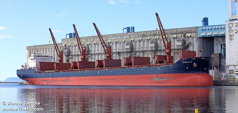 isabelle g (Bulk Carrier) - IMO 9285938, MMSI 255806118, Call Sign CQAA4 under the flag of Madeira