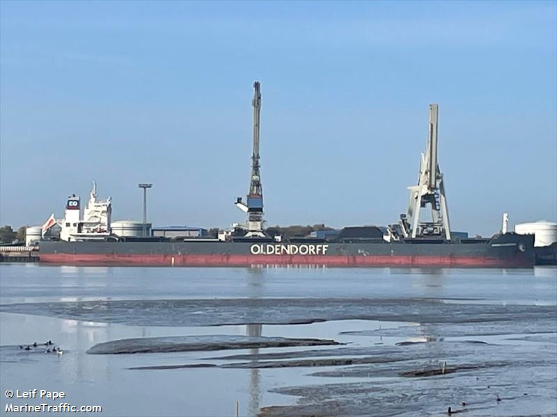 kendra oldendorff (Bulk Carrier) - IMO 9849813, MMSI 255806277, Call Sign CQAU3 under the flag of Madeira