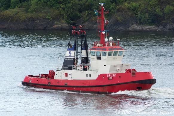 bruse (Tug) - IMO 8003072, MMSI 257033070, Call Sign LFIC under the flag of Norway