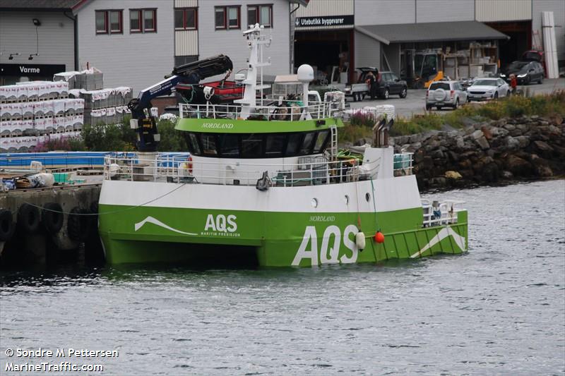 aqs nordland (Dredging or UW ops) - IMO , MMSI 257800700, Call Sign LG9412 under the flag of Norway