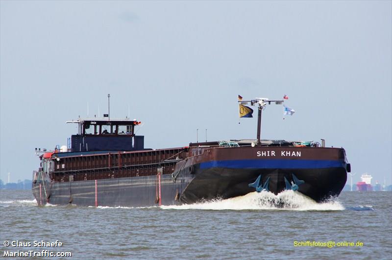 shir khan3 barje (Cargo ship) - IMO , MMSI 264163345, Call Sign YP3345 under the flag of Romania
