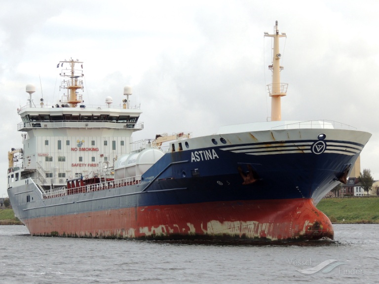 astina (Chemical/Oil Products Tanker) - IMO 9320063, MMSI 266220000, Call Sign SHZA under the flag of Sweden