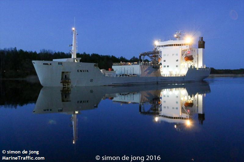 envik (Cement Carrier) - IMO 8208464, MMSI 266438000, Call Sign SGBD under the flag of Sweden