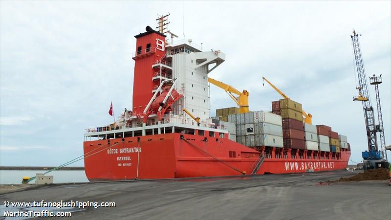 gozde bayraktar (General Cargo Ship) - IMO 9398632, MMSI 271002732, Call Sign TCTQ2 under the flag of Turkey