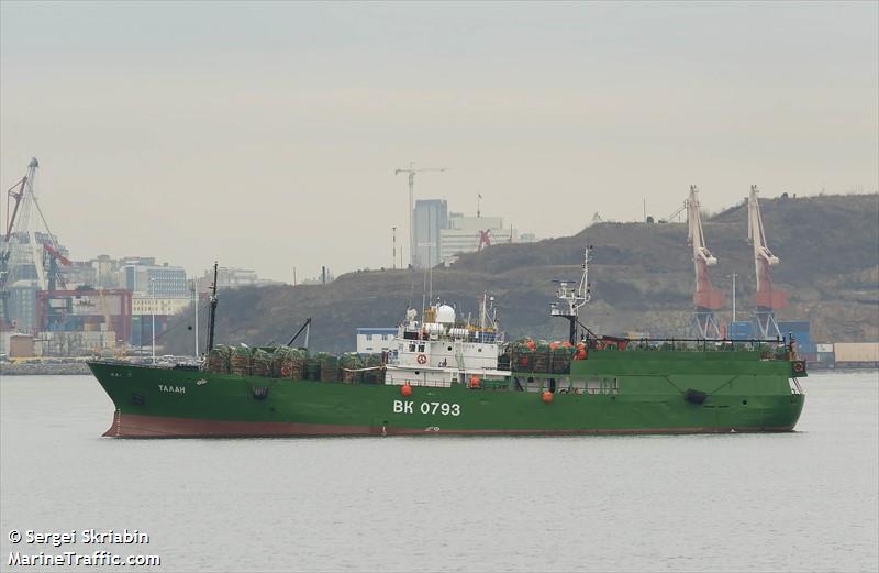 talan (Fishing Vessel) - IMO 8323317, MMSI 273445180, Call Sign UDSK under the flag of Russia