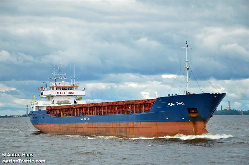 hav pike (General Cargo Ship) - IMO 9106912, MMSI 304036000, Call Sign V2QP6 under the flag of Antigua & Barbuda