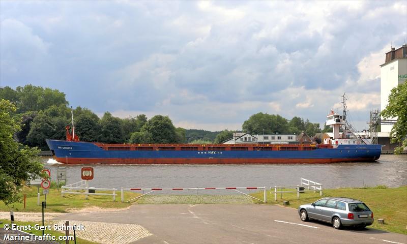 hav grouper (General Cargo Ship) - IMO 9001837, MMSI 304633000, Call Sign V2QU6 under the flag of Antigua & Barbuda