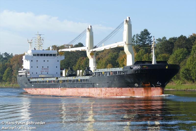 argo (General Cargo Ship) - IMO 9421128, MMSI 304712000, Call Sign V2HF4 under the flag of Antigua & Barbuda