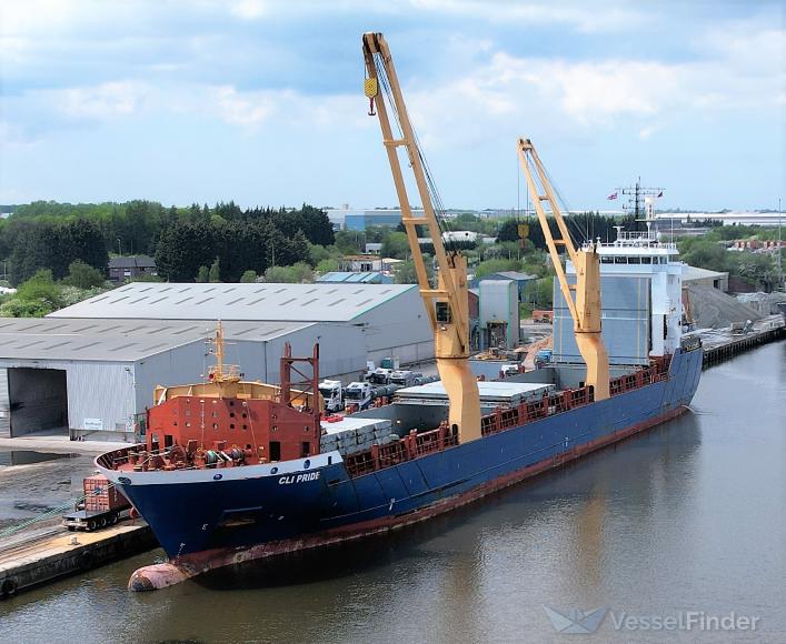 cli pride (General Cargo Ship) - IMO 9513646, MMSI 305689000, Call Sign V2FI9 under the flag of Antigua & Barbuda