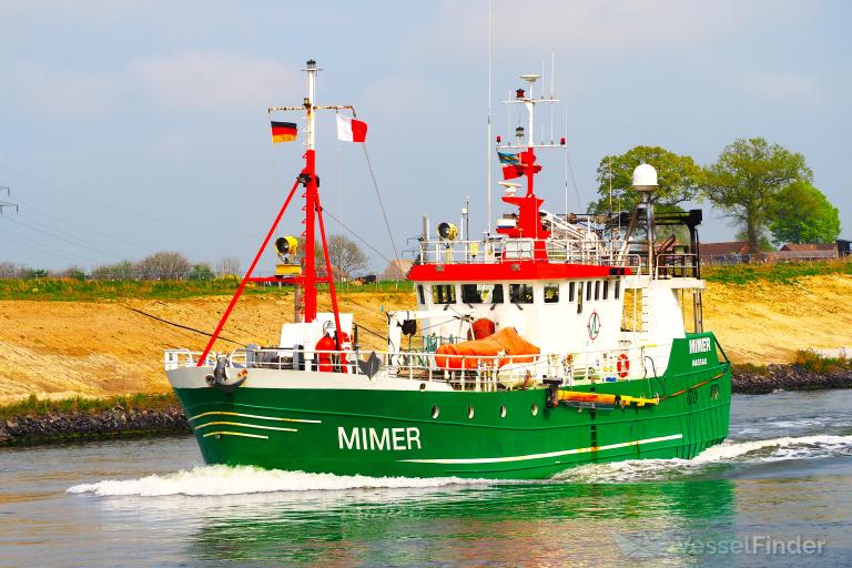 mimer (Fishing Support Vessel) - IMO 8661812, MMSI 311000862, Call Sign C6ED3 under the flag of Bahamas