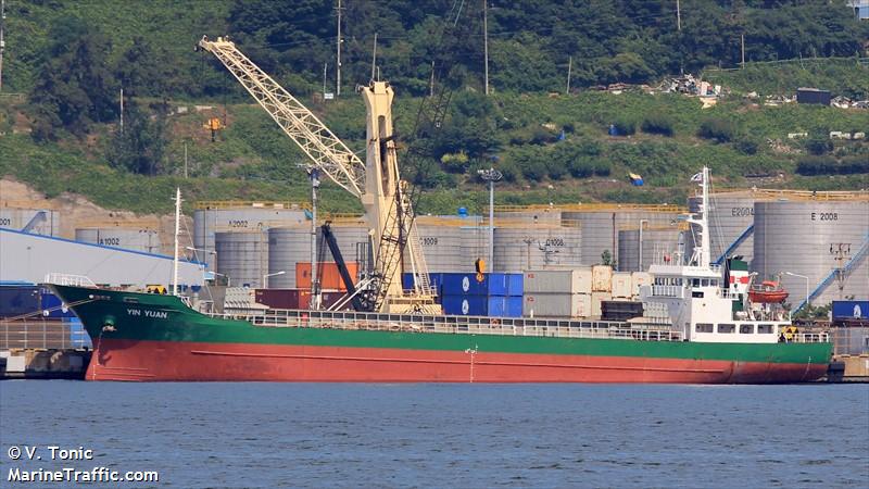 yin yuan (General Cargo Ship) - IMO 8805078, MMSI 312015000, Call Sign V3WB5 under the flag of Belize