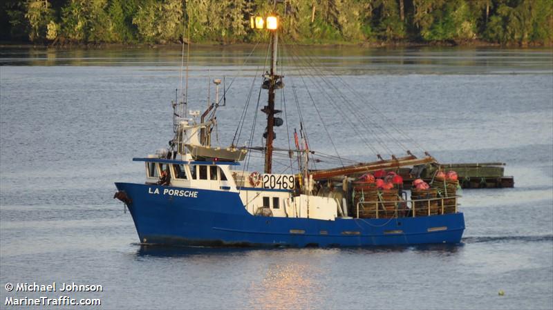 la porsche (Fishing vessel) - IMO , MMSI 316001649, Call Sign VY9305 under the flag of Canada