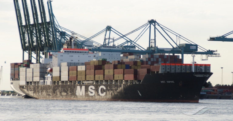 msc sophie (Container Ship) - IMO 9073062, MMSI 351268000, Call Sign 3FKP7 under the flag of Panama