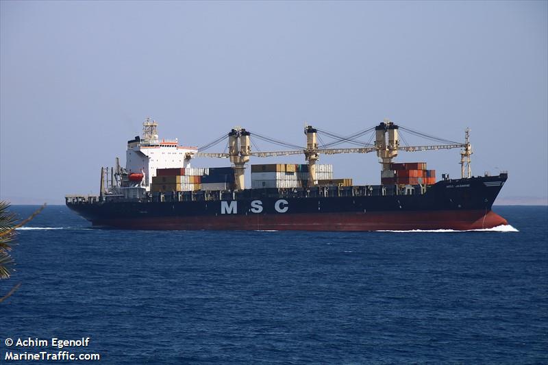 msc jasmine (Container Ship) - IMO 8420907, MMSI 355985000, Call Sign H3OB under the flag of Panama