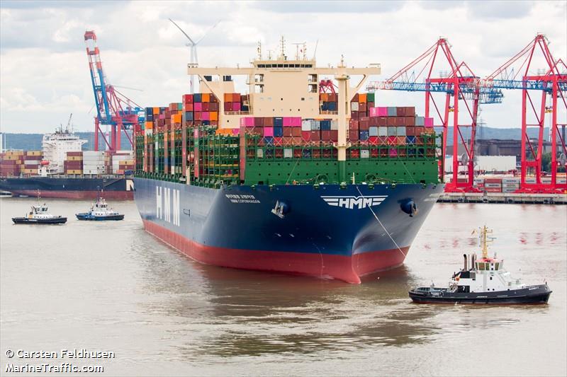 hmm copenhagen (Container Ship) - IMO 9863302, MMSI 356712000, Call Sign 3EIO3 under the flag of Panama