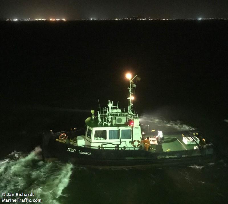 nec legacy (Tug) - IMO 9373694, MMSI 362026000, Call Sign 9YGO under the flag of Trinidad & Tobago