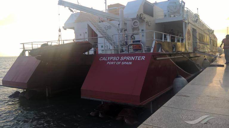 calypso sprinter (Passenger Ship) - IMO 9582154, MMSI 362061000, Call Sign 9YHP under the flag of Trinidad & Tobago