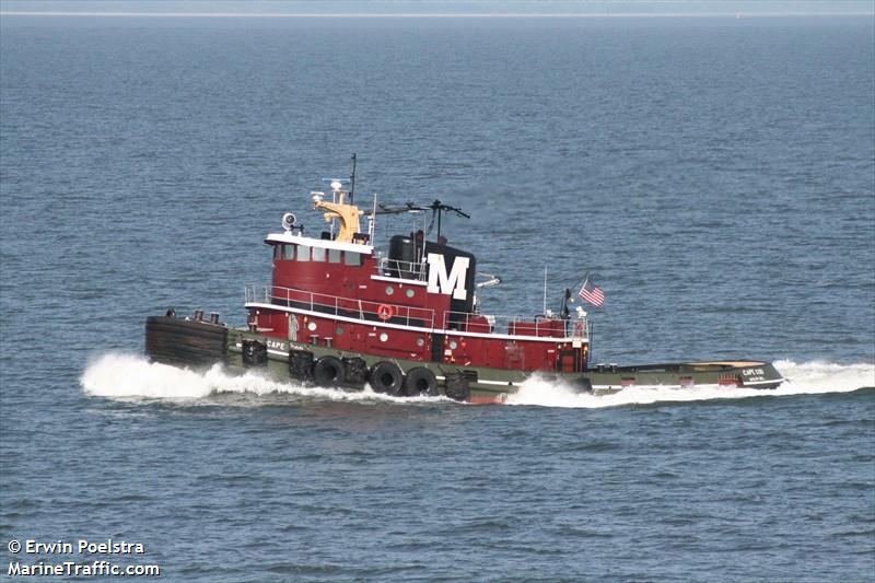 cape cod (Tug) - IMO 6807010, MMSI 366939770, Call Sign WBK3243 under the flag of United States (USA)