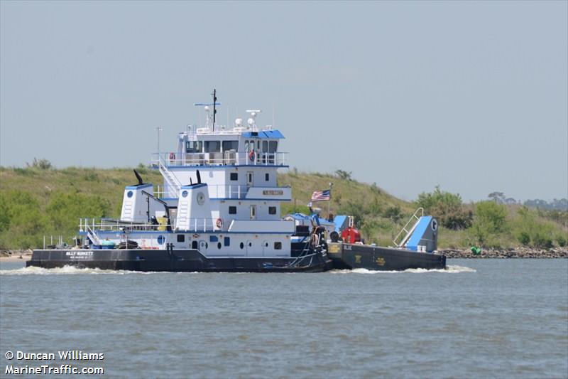 billy burkett (Towing vessel) - IMO , MMSI 367186340, Call Sign WDD7433 under the flag of United States (USA)