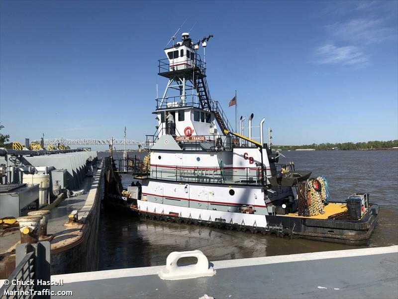 caroline frances (Towing vessel) - IMO , MMSI 367468610, Call Sign WDF5912 under the flag of United States (USA)