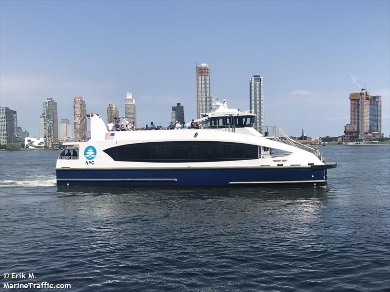 tooth ferry (Passenger ship) - IMO , MMSI 368152730 under the flag of United States (USA)