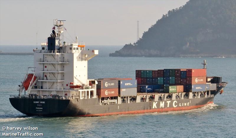 sunny rose (Container Ship) - IMO 9738765, MMSI 374302000, Call Sign 3ERV3 under the flag of Panama