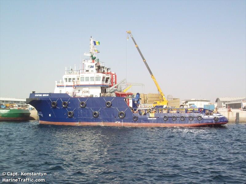 stanford bream (Anchor Hoy) - IMO 9480746, MMSI 376267000, Call Sign J8B4156 under the flag of St Vincent & Grenadines