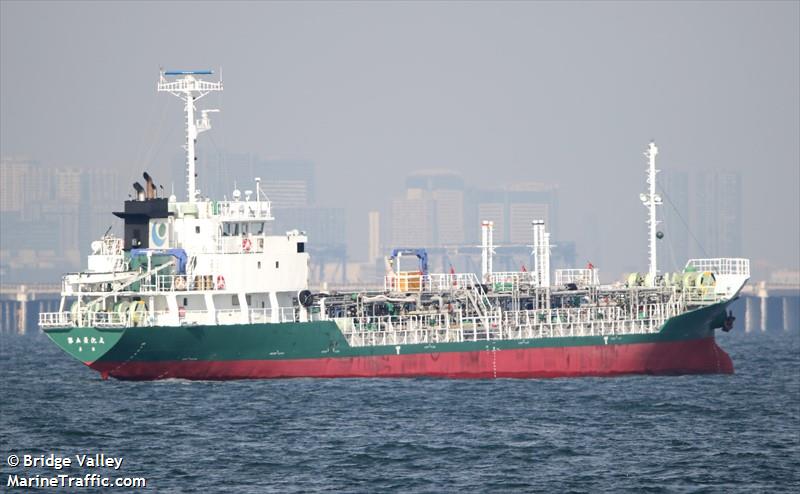 ryoka maru no5 (Chemical/Oil Products Tanker) - IMO 9644720, MMSI 431003933, Call Sign JD3408 under the flag of Japan