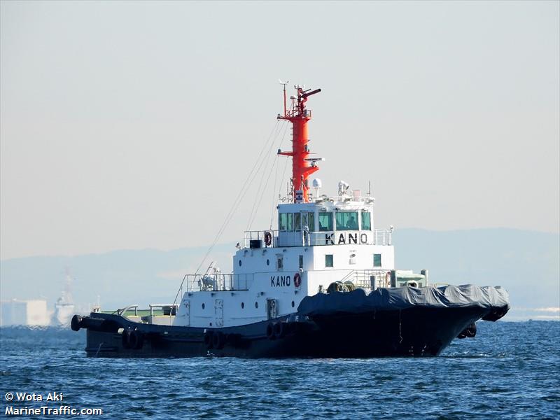 kano maru (Tug) - IMO , MMSI 431012197, Call Sign JD4469 under the flag of Japan