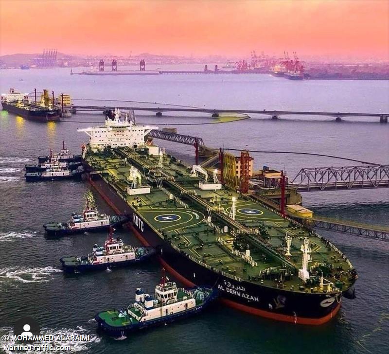 al derwazah (Crude Oil Tanker) - IMO 9653410, MMSI 447190000, Call Sign 9KFP under the flag of Kuwait