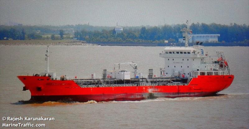 angel no.1 (Chemical/Oil Products Tanker) - IMO 9470662, MMSI 477685900, Call Sign VRGG5 under the flag of Hong Kong