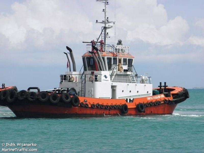 tirtayasa iii-216 (Tug) - IMO 9617856, MMSI 525016696, Call Sign YDA4827 under the flag of Indonesia