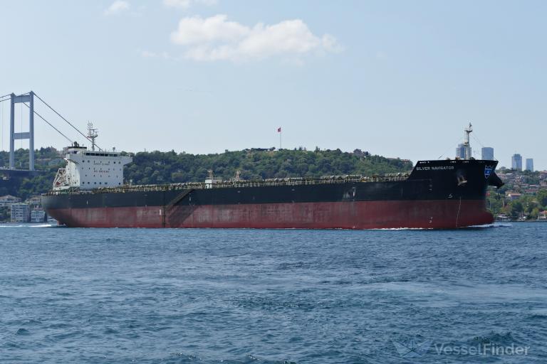 silver navigator (Bulk Carrier) - IMO 9613769, MMSI 538004305, Call Sign V7WI3 under the flag of Marshall Islands