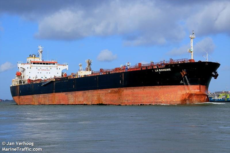 la boheme (Oil Products Tanker) - IMO 9314167, MMSI 538005245, Call Sign V7CD4 under the flag of Marshall Islands