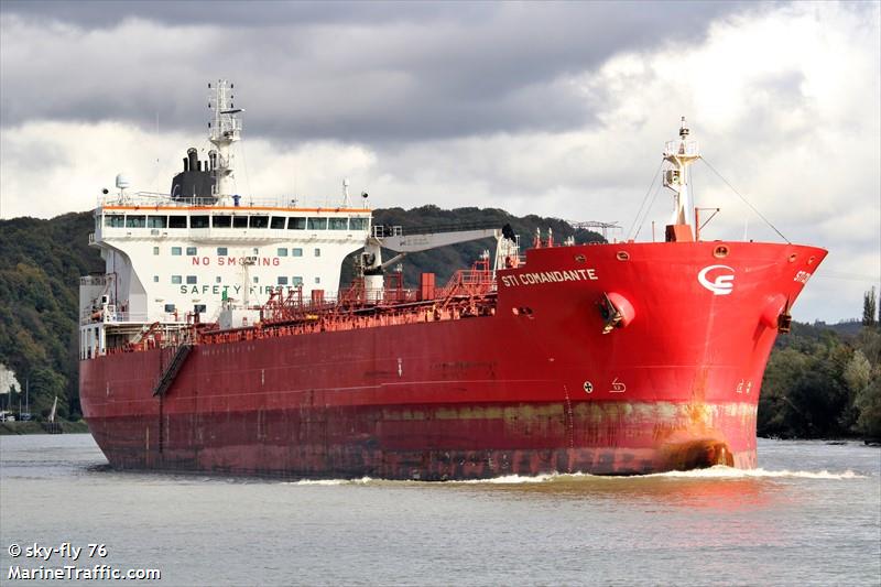 sti comandante (Chemical/Oil Products Tanker) - IMO 9686857, MMSI 538005397, Call Sign V7DL6 under the flag of Marshall Islands
