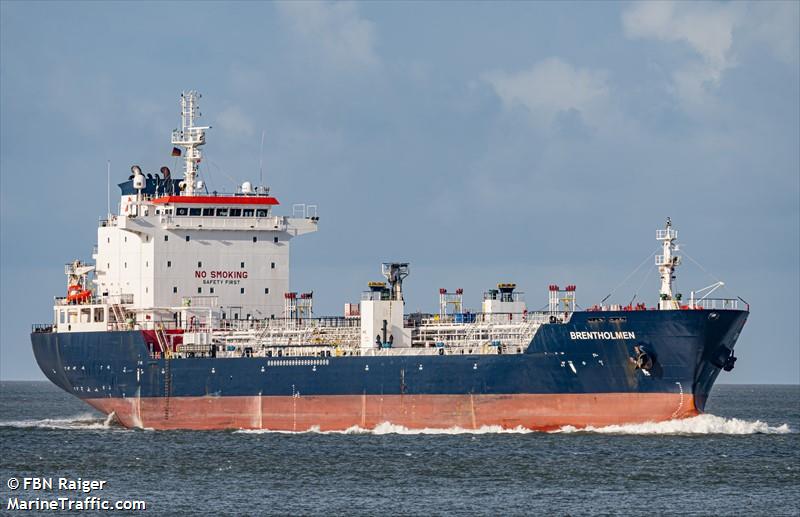 brentholmen (Chemical/Oil Products Tanker) - IMO 9436393, MMSI 538005553, Call Sign V7RU5 under the flag of Marshall Islands