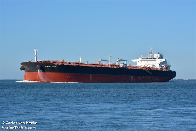 front puma (Crude Oil Tanker) - IMO 9664794, MMSI 538006030, Call Sign V7JC3 under the flag of Marshall Islands