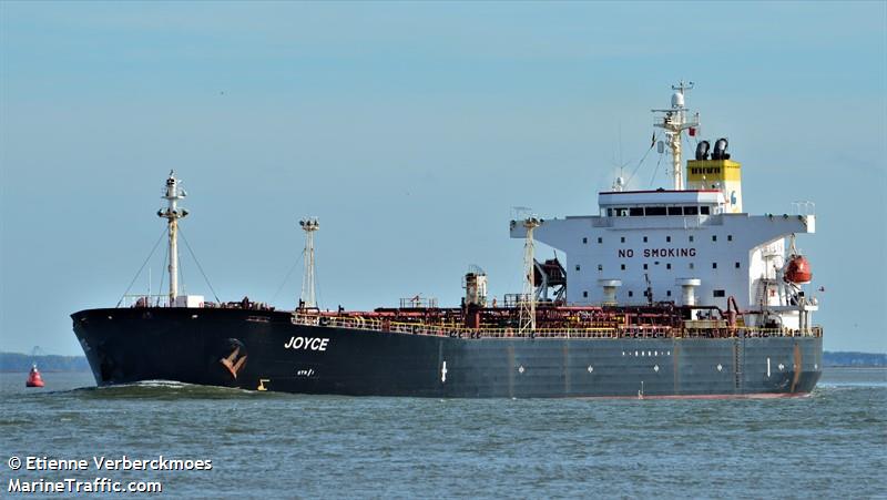 joyce (Oil Products Tanker) - IMO 9338814, MMSI 538007197, Call Sign V7OV7 under the flag of Marshall Islands