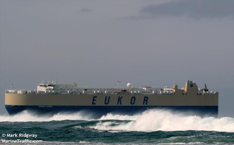 morning chorus (Vehicles Carrier) - IMO 9312834, MMSI 565344000, Call Sign 9VNT5 under the flag of Singapore