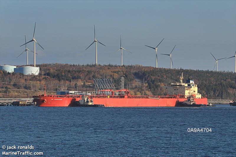 ns commander (Crude Oil Tanker) - IMO 9306794, MMSI 636012854, Call Sign A8IJ9 under the flag of Liberia