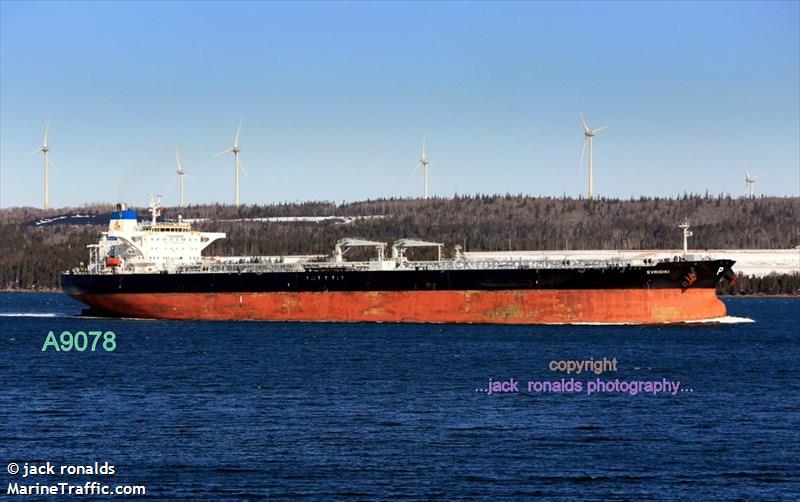evridiki (Crude Oil Tanker) - IMO 9318137, MMSI 636013156, Call Sign A8LA4 under the flag of Liberia