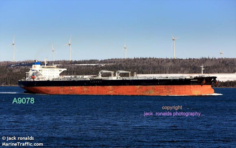 evridiki (Crude Oil Tanker) - IMO 9318137, MMSI 636013156, Call Sign A8LA4 under the flag of Liberia
