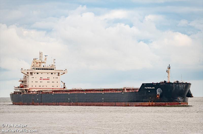 patroklos (Bulk Carrier) - IMO 9729893, MMSI 636018051, Call Sign D5NY5 under the flag of Liberia