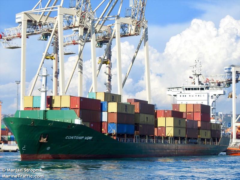 contship vow (Container Ship) - IMO 9395599, MMSI 636018185, Call Sign D5OO4 under the flag of Liberia