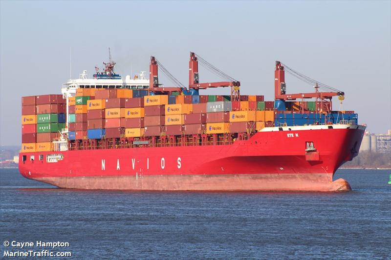ete n (Container Ship) - IMO 9509126, MMSI 636019197, Call Sign D5TJ9 under the flag of Liberia