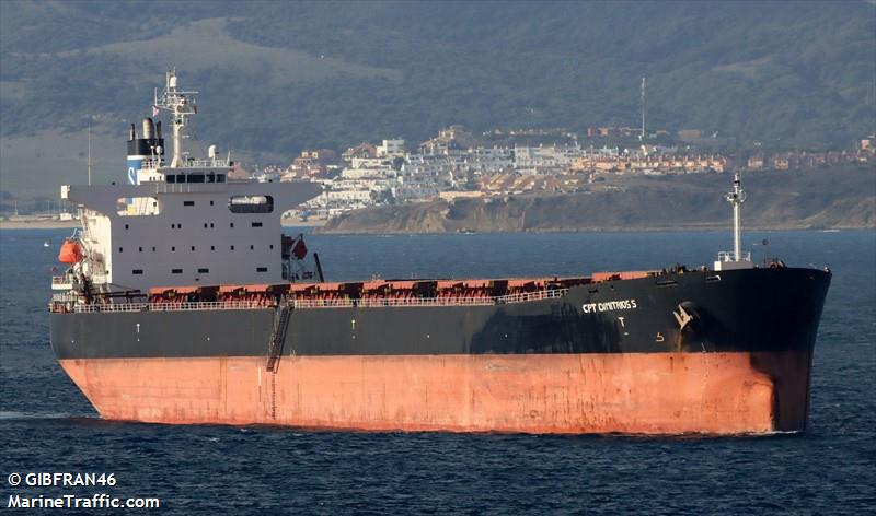 cpt dimitrios s (Bulk Carrier) - IMO 9221592, MMSI 636019579, Call Sign D5VD7 under the flag of Liberia