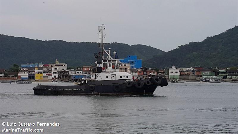 ws jupiter (Tug) - IMO 9174048, MMSI 710000030, Call Sign PR9786 under the flag of Brazil