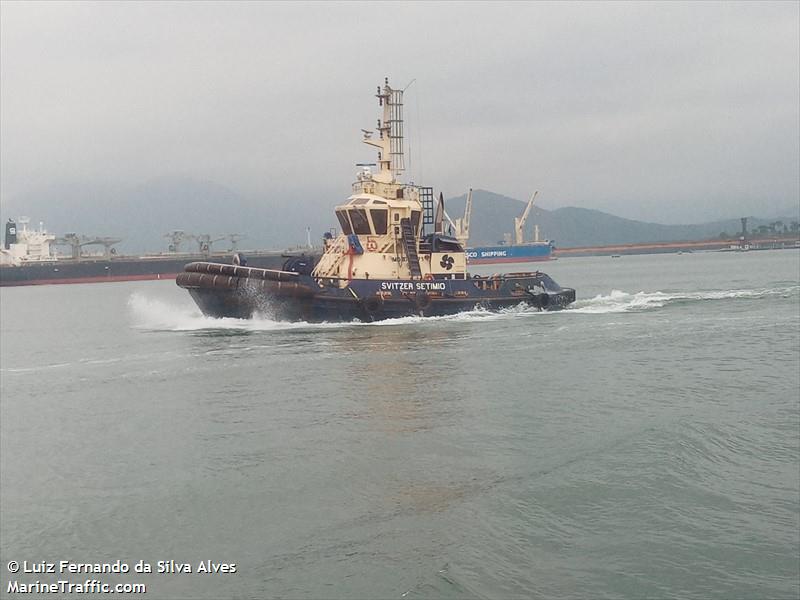 svitzer setimio (Tug) - IMO 9787871, MMSI 710002419, Call Sign PU2339 under the flag of Brazil