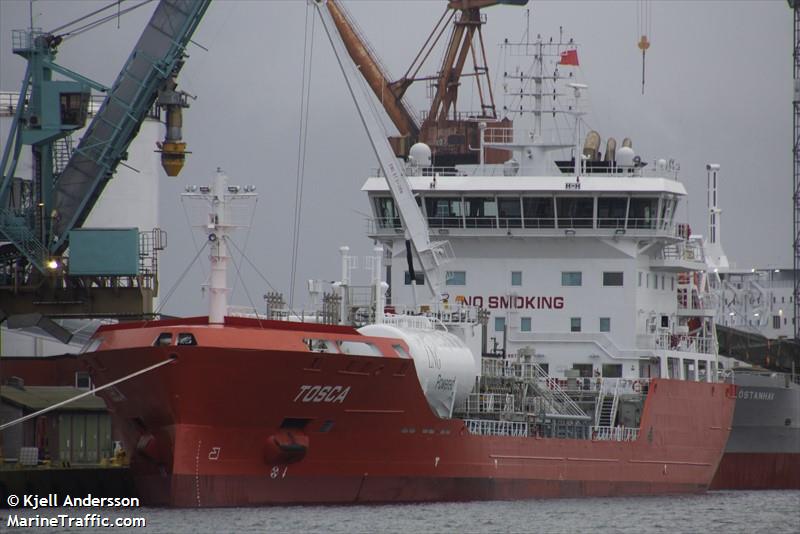tosca (Chemical/Oil Products Tanker) - IMO 9870678, MMSI 210254000, Call Sign 5BUW5 under the flag of Cyprus